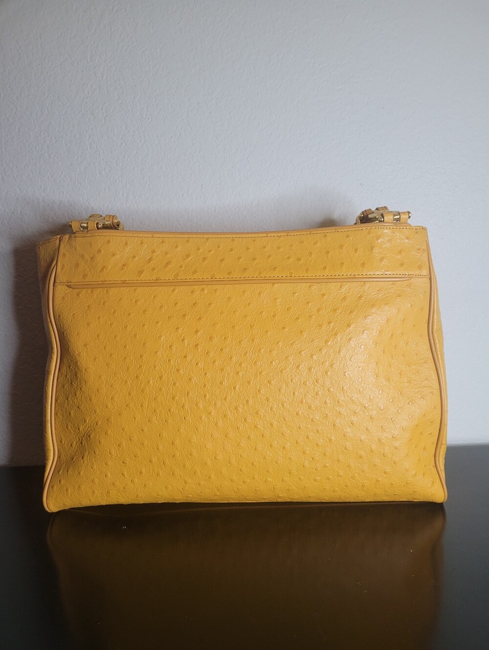 Versace Ostrich Shoulder/Tote Bag - Picture 4 of 16